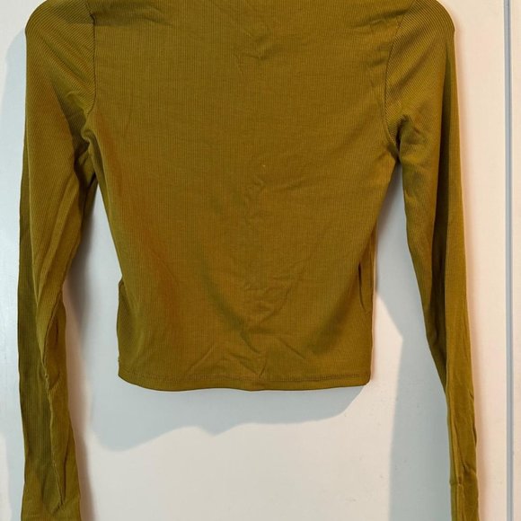 Cotton on Staple Crew Neck Long sleeve top XS (Olive Green) Cotton On - Picture 3 of 3